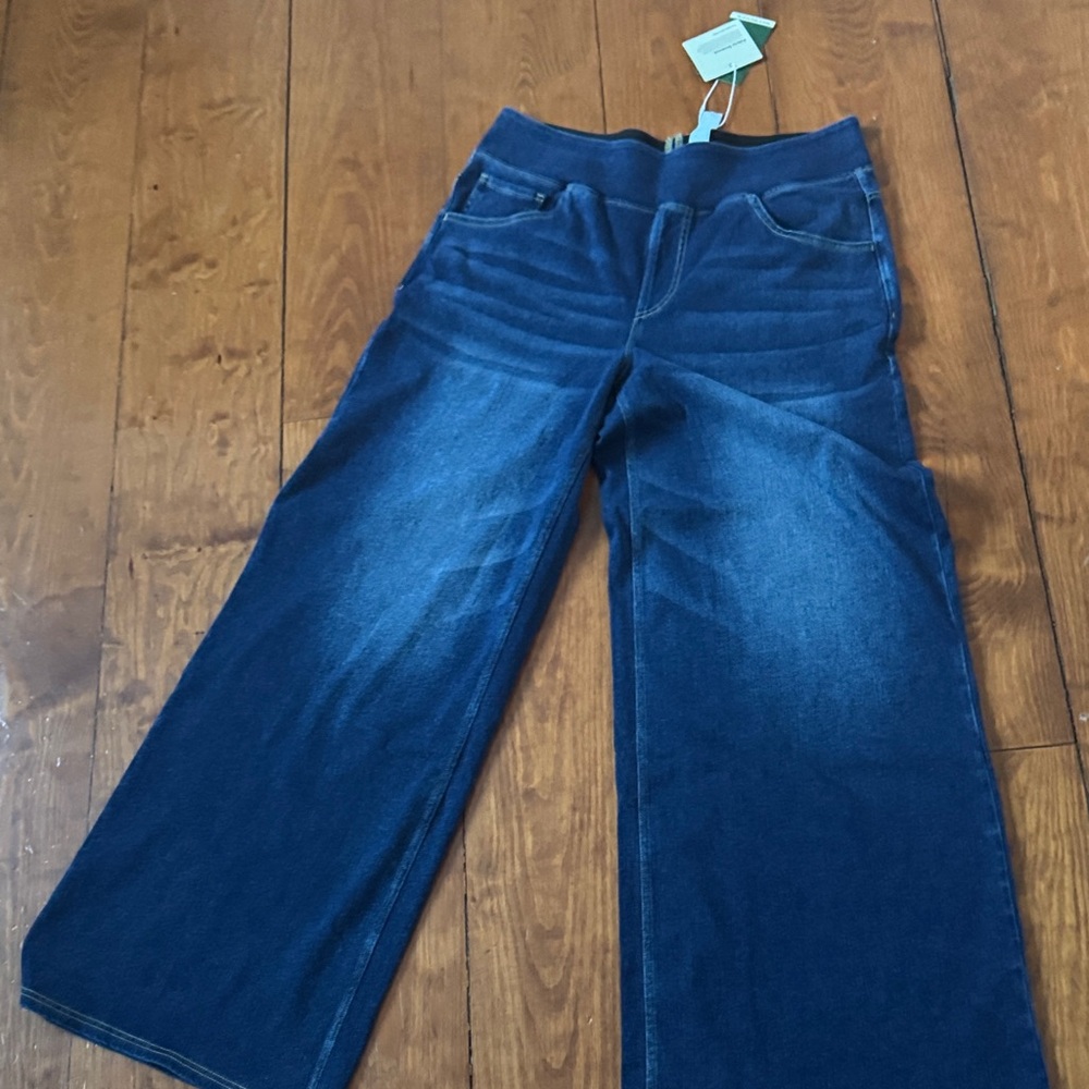 HALARA Dark Blue Flare Jeans
